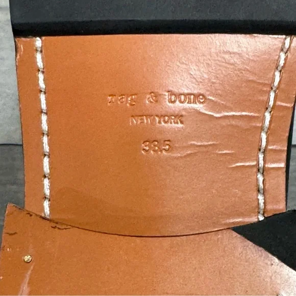 Rag & Bone Women's RB Moto Studded Pull On Boots - Black - Sz - 8.5 .US - Picture 8 of 11